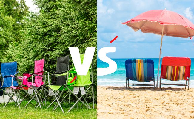 Difference Between A Beach Chair And A Camping Chair