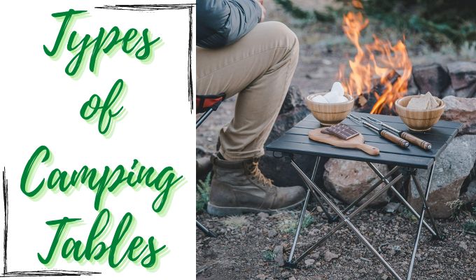 Types of Camping Tables for Cooking and Eating Outdoor